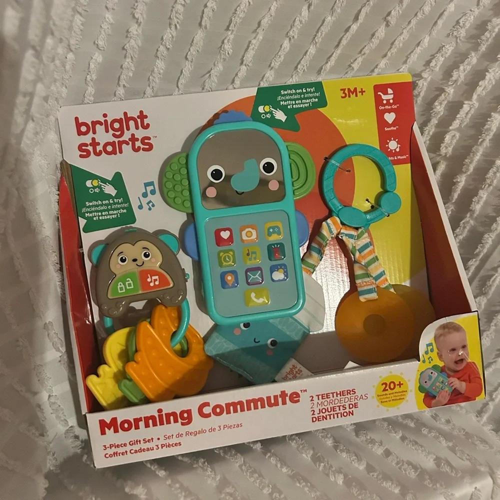 Bright Starts Morning Commute Learning Toy Set -‎ Blue and Orange